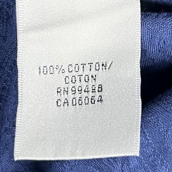 Bugatchi Uomo Button Down Shirt Mens XL Blue Paisley Luxury Office Datenight - Picture 11 of 12